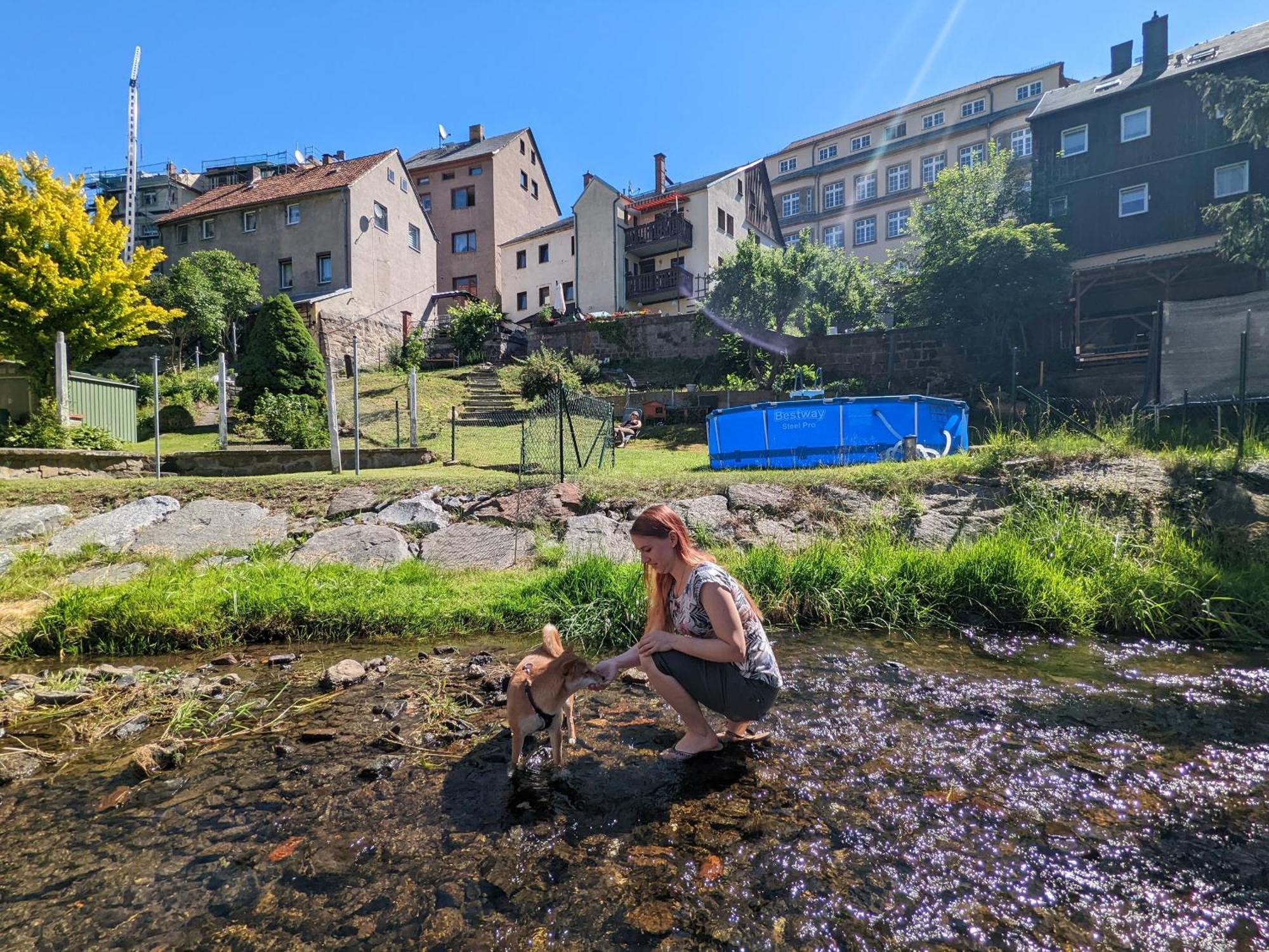 Hw3 - Urlaubsmagie - Helle, Grosse Wohnung Mit Pool Зебніц Екстер'єр фото
