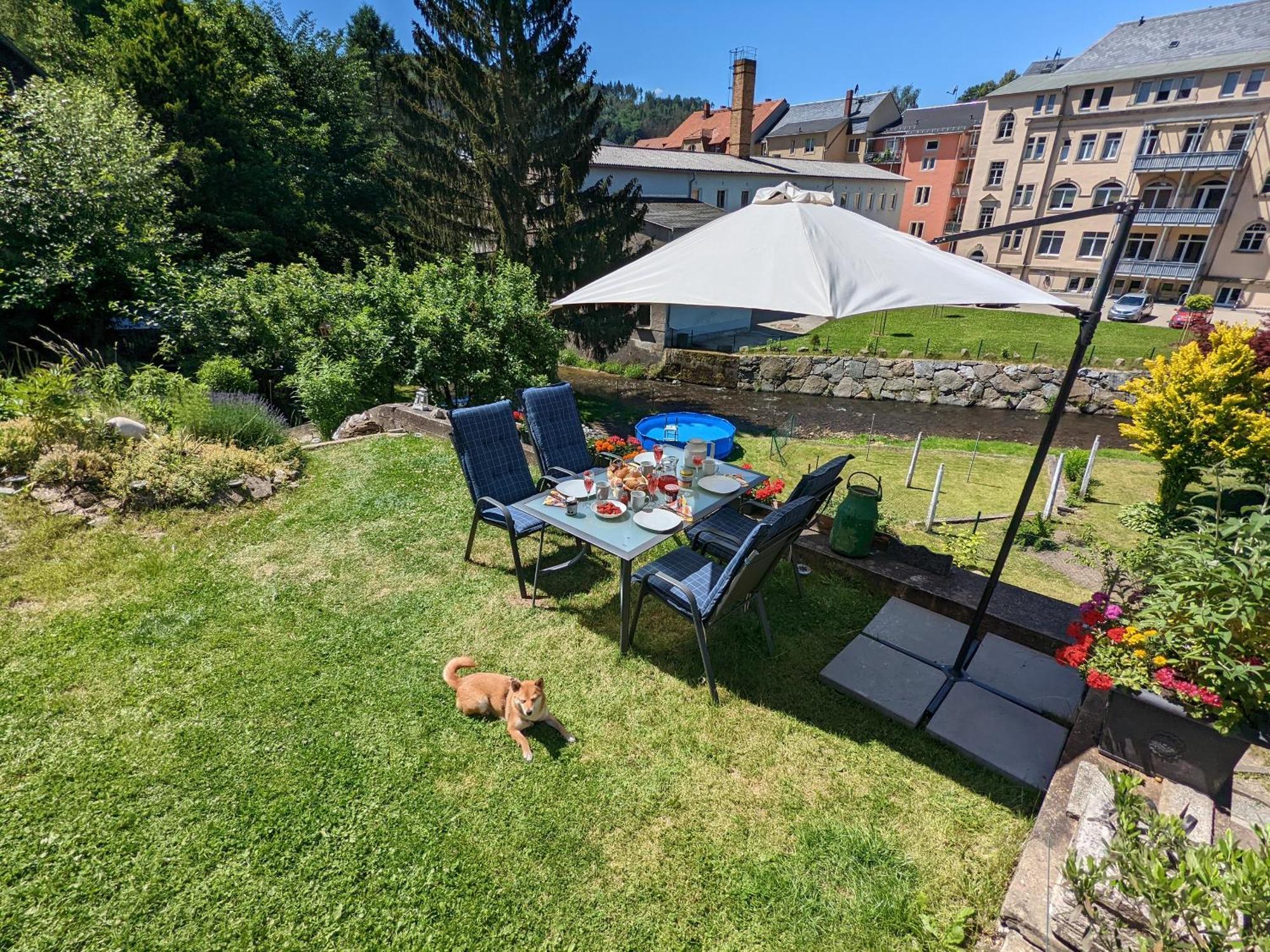 Hw3 - Urlaubsmagie - Helle, Grosse Wohnung Mit Pool Зебніц Екстер'єр фото