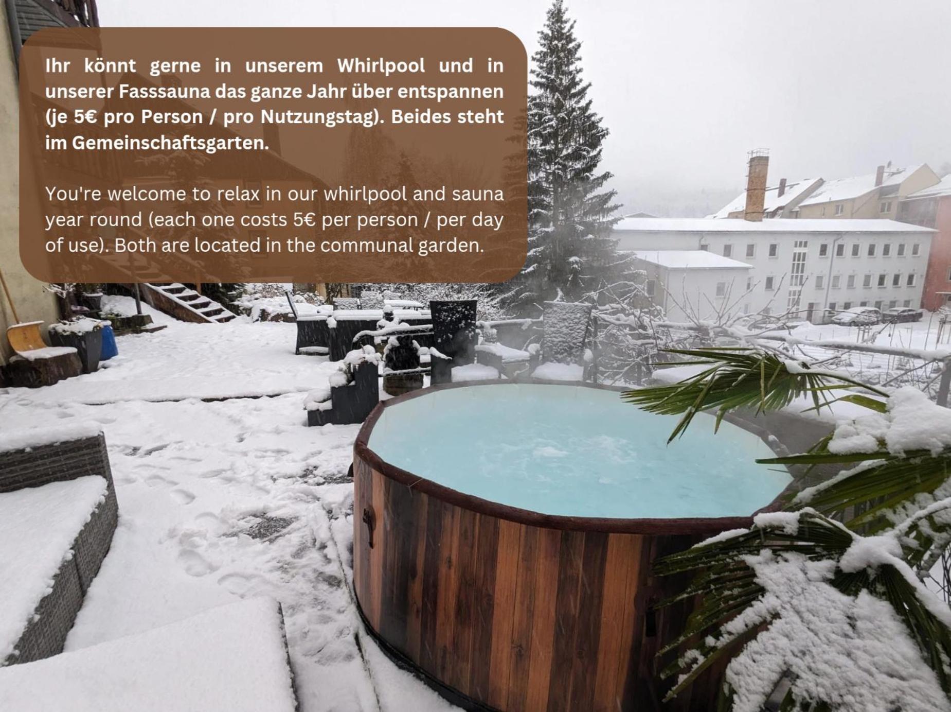 Hw3 - Urlaubsmagie - Helle, Grosse Wohnung Mit Pool Зебніц Екстер'єр фото